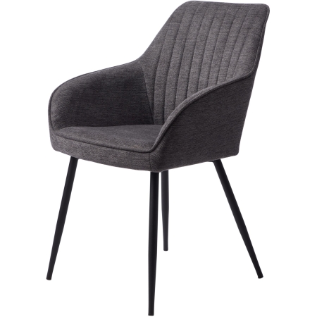 50790001-NOLAN-ARMCHAIR-STRIBE-DARK-GREY_1 Fotelis Nolan