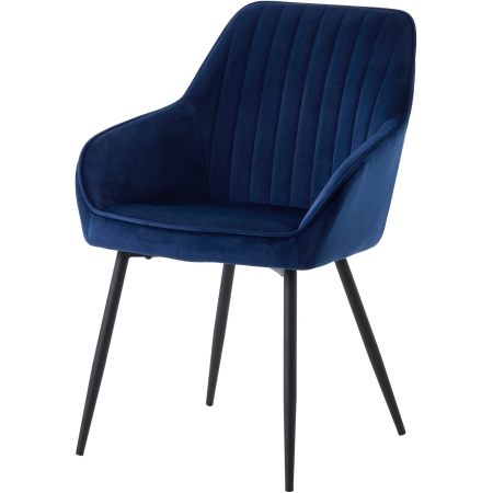 50790005-NOLAN-ARMCHAIR-STRIPE-BLUE-VELVET_1 Fotelis Nolan