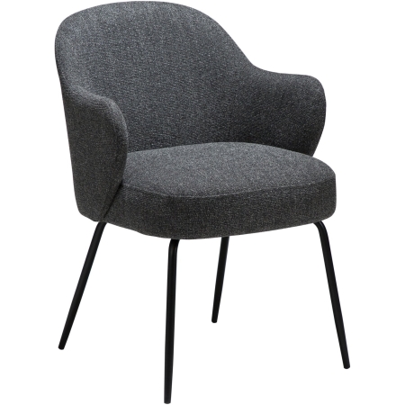 bae-armchair-pebble-grey-boucle-fabric-w-black-metal-legs_100209100-01-main Fotelis BAE