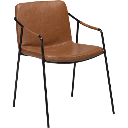 boto-chair-vintage-light-brown-art-leather-with-black-metal-legs-100310301-01-main Fotelis BOTO