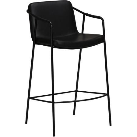 boto-counter-stool-vintage-black-art-leather-with-black-metal-legs-300310300-01-main Pusbario kėdė BOTO