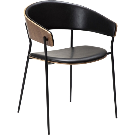 crib-chair-vintage-black-art-leather-with-walnut-veneer-with-black-metal-legs-100200650-01-main Fotelis CRIB