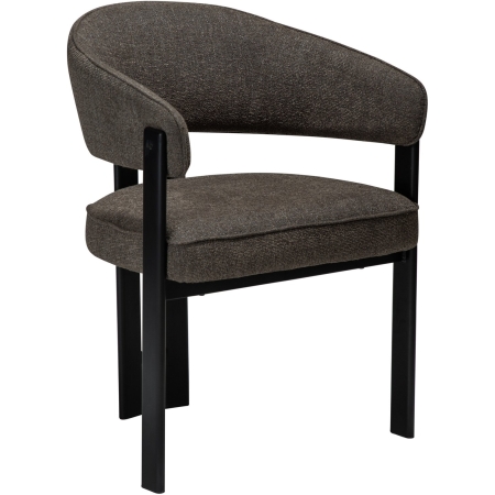 duct-armchair-major-brown-boucle-w-black-legs_100920940-01-main Fotelis DUCT