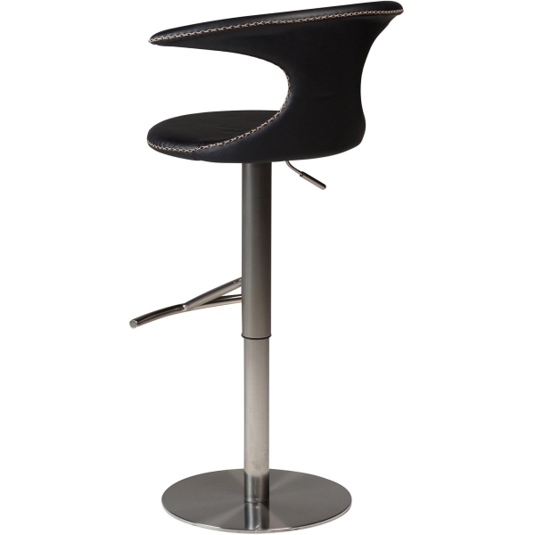 flair-bar-stool-black-leather-with-brushed-steel-base-with-gaslift-200222585-02-back Baro kėdė FLAIR