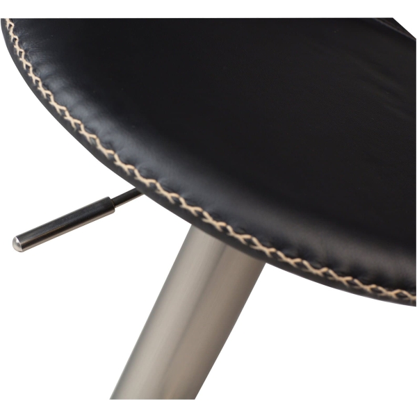 flair-bar-stool-black-leather-with-brushed-steel-base-with-gaslift-200222585-04-detail2 Baro kėdė FLAIR