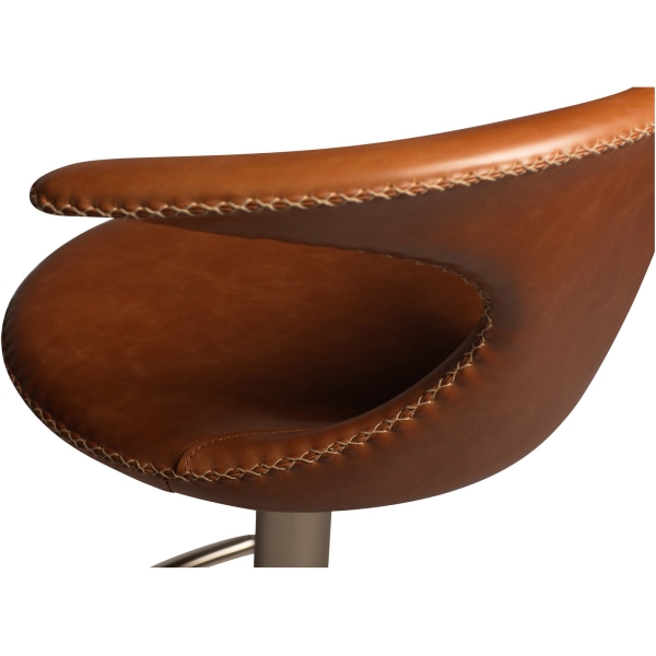 flair-bar-stool-light-brown-leather-with-brushed-steel-base-with-gaslift-200222586-03-detail1 Baro kėdė FLAIR