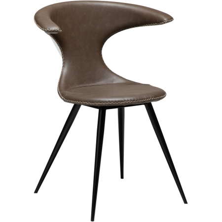 flair-chair-major-brown-faux-leather-w-black-metal-legs_100222450-01-main Kėdė FLAIR