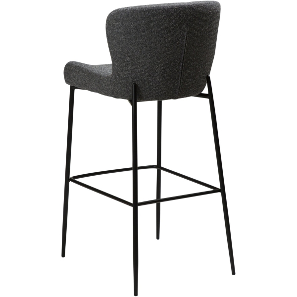 glam-bar-stool-pebble-grey-boucle-fabric-with-black-metal-legs-200206102-05-back-angle Baro kėdė GLAM