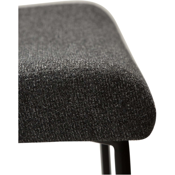 glam-bar-stool-pebble-grey-boucle-fabric-with-black-metal-legs-200206102-08-detail3 Baro kėdė GLAM