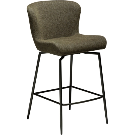 glam-counter-swivel-dark-olive-boucle-w-antique-pewter-swivel-legs_300308303-01-main Pusbario kėdė GLAM
