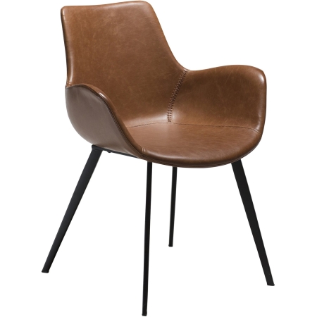 hype-armchair-vintage-light-brown-art-leather-with-black-metal-legs-100690800-01-main Fotelis HYPE