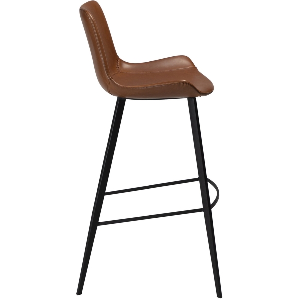 hype-bar-stool-vintage-light-brown-art-leather-with-black-metal-legs-200390610-03-profile Baro kėdė HYPE