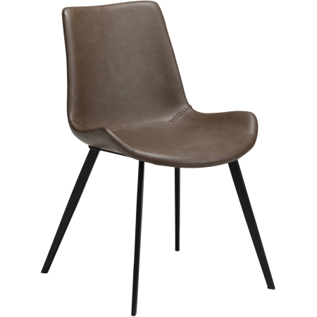 hype-chair-major-brown-faux-leather-w-black-metal-legs_100690635-01-main Kėdė HYPE