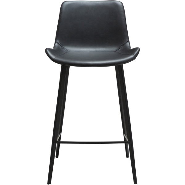 hype-counter-stool-raven-black-faux-leather-w-black-metal-legs_300690633-02-front Pusbario kėdė HYPE