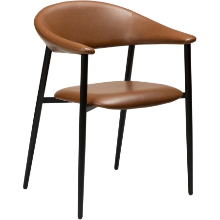 rover-armchair-vintage-light-brown-art-leather-with-black-metal-legs-100370121-01-main Fotelis ROVER