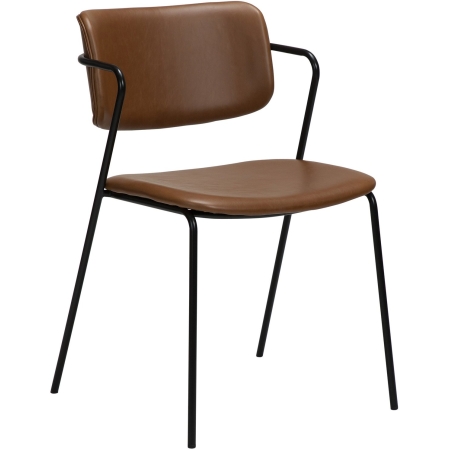 zed-chair-vintage-light-brown-art-leather-with-black-metal-legs-100103101-01-main Kėdė ZED