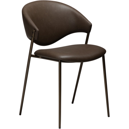 zone-chair-major-brown-faux-leather-w-antique-brass-legs_100107400-01-main Kėdė ZONE