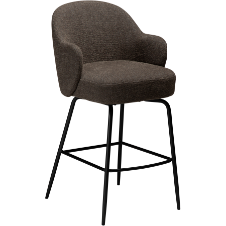 bae-swivel-counter-stool-major-brown-boucle-w-black-swivel-legs_300208339-01-main Pusbario kėdė BAE
