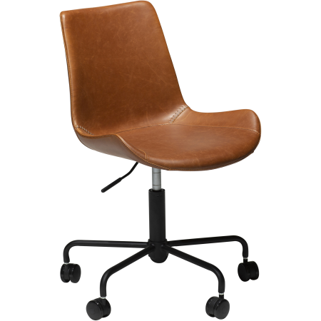 hype-office-chair-vintage-light-brown-art-leather-with-black-base-with-wheels-700770500-01-main Biuro kėdė HYPE