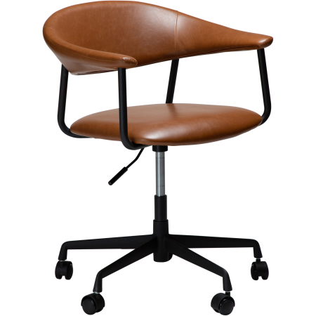 rover-office-chair-vintage-light-brown-art-leather-w-black-swivel-base-800370121-01-main Biuro kėdė ROVER